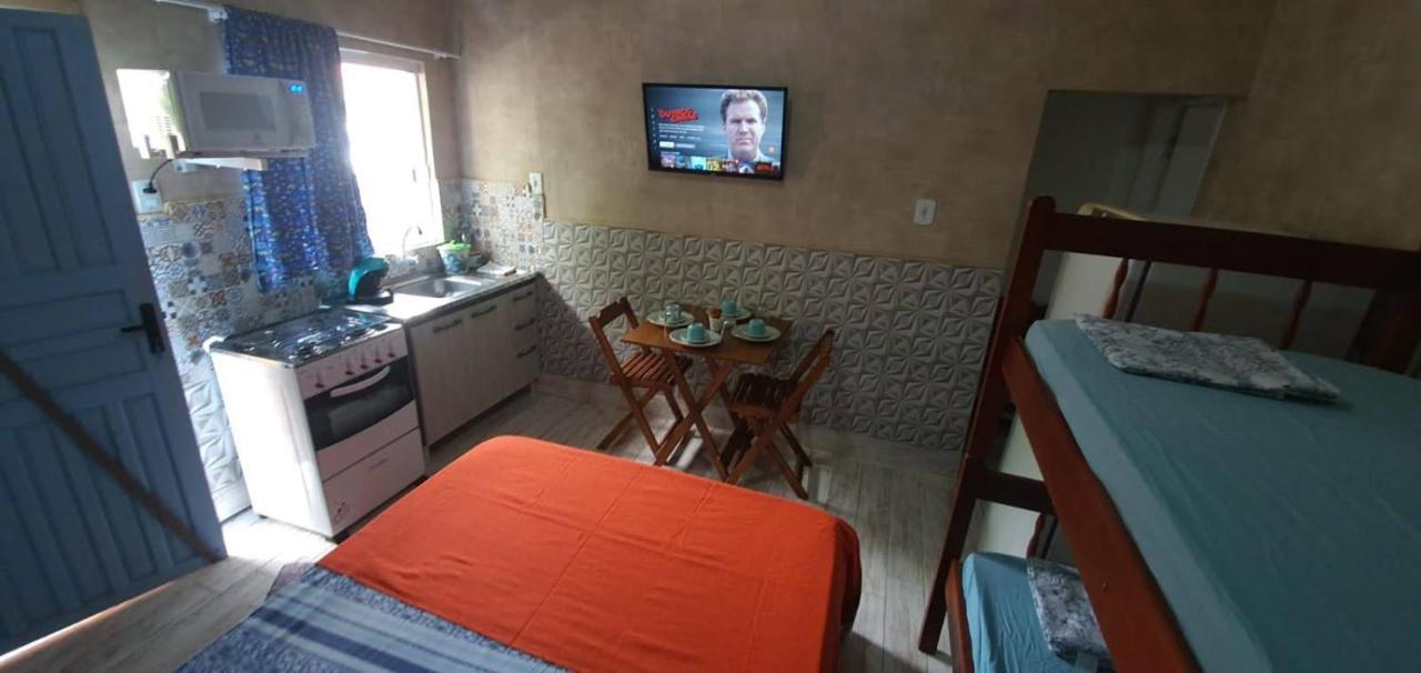 Kitnet Barra De Ibiraquera Apartment Luaran gambar